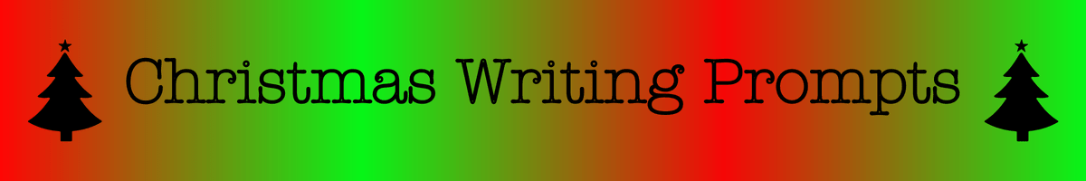 Christmas writing prompts page header Christmas Writing Prompts